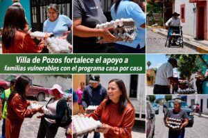 Villa de Pozos fortalece el apoyo a familias vulnerables con el programa casa por casa